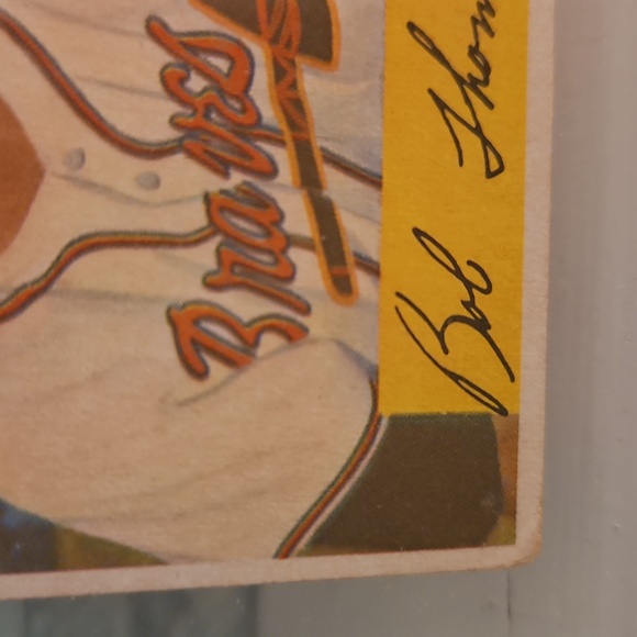 Bowman 1954 Bobby Thompson Baseball Card - Picture 7 of 11